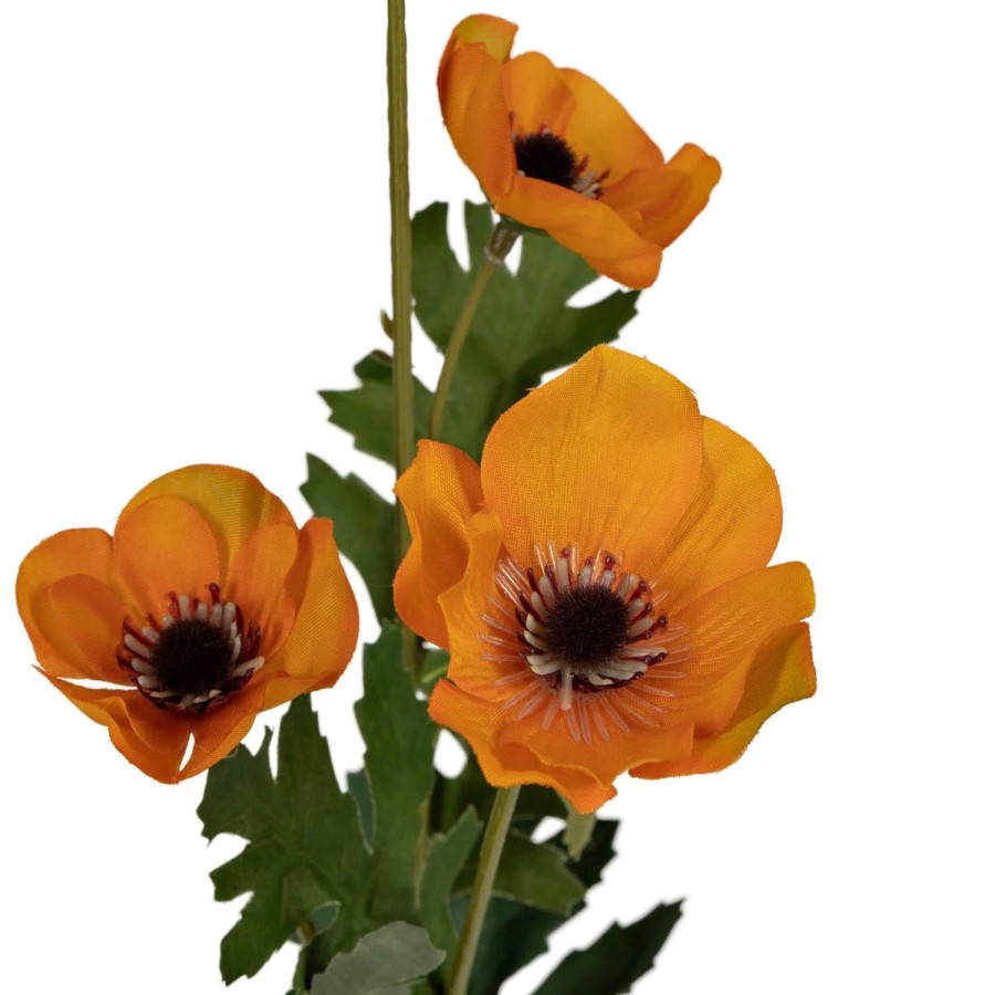 Planter Og Blomster Kremmerhuset | Blomst Anemone Orange 60 Cm