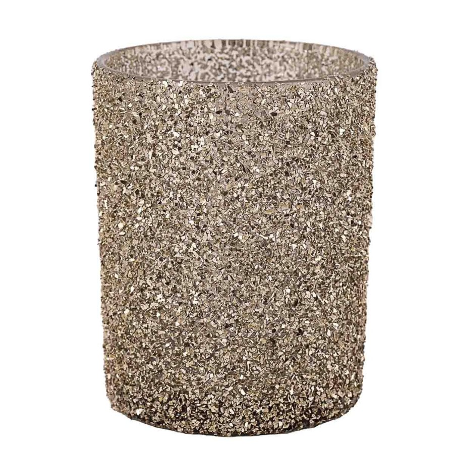 Interior Kremmerhuset | Telysholder Glitter Gull 12,5Cm