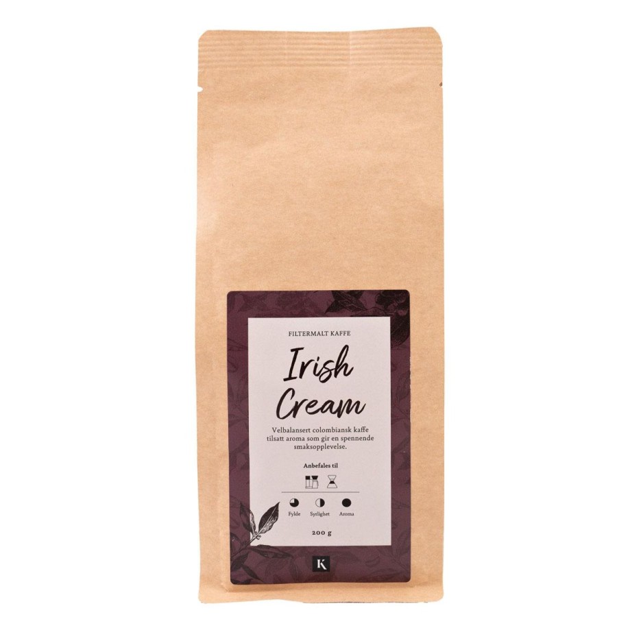 Kjokken Kremmerhuset | Aromakaffe 200Gr Irish Cream