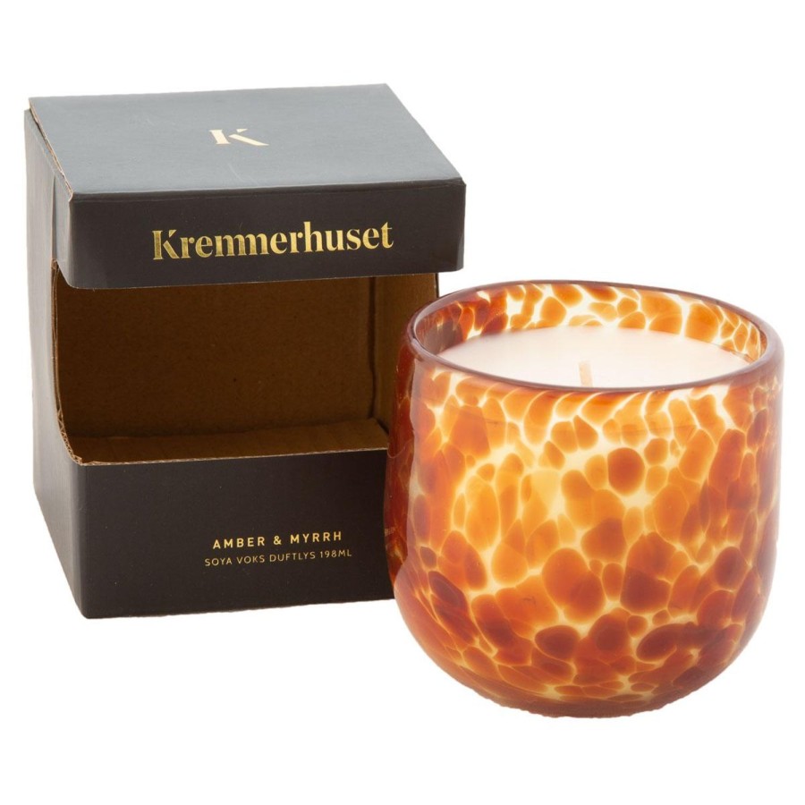 Romduft Kremmerhuset | Duftlys Amber & Myrrh